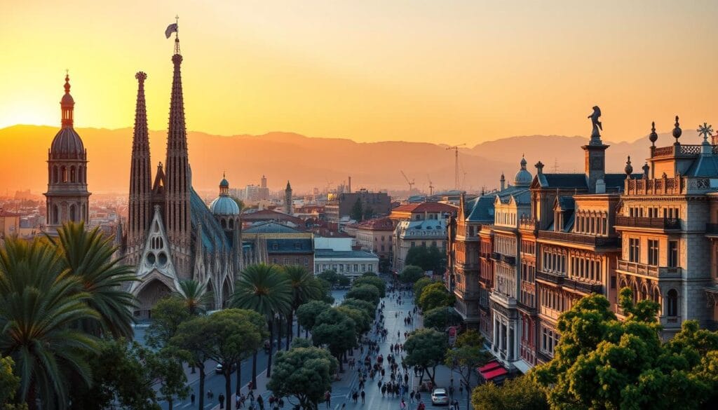 ברצלונה אדריכלות ותרבות ספרדית